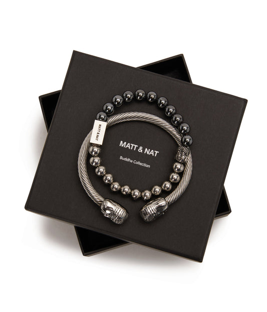 HEALING - Stainless Steel Bracelet | Color: Grey - variant::grey