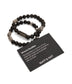 MIRACLE - Black & Grey Stone Bracelet | Color: Black - variant::black