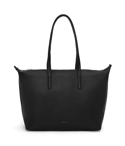 ABBI Vegan Tote Bag - Loom | Color: Black - variant::blacks