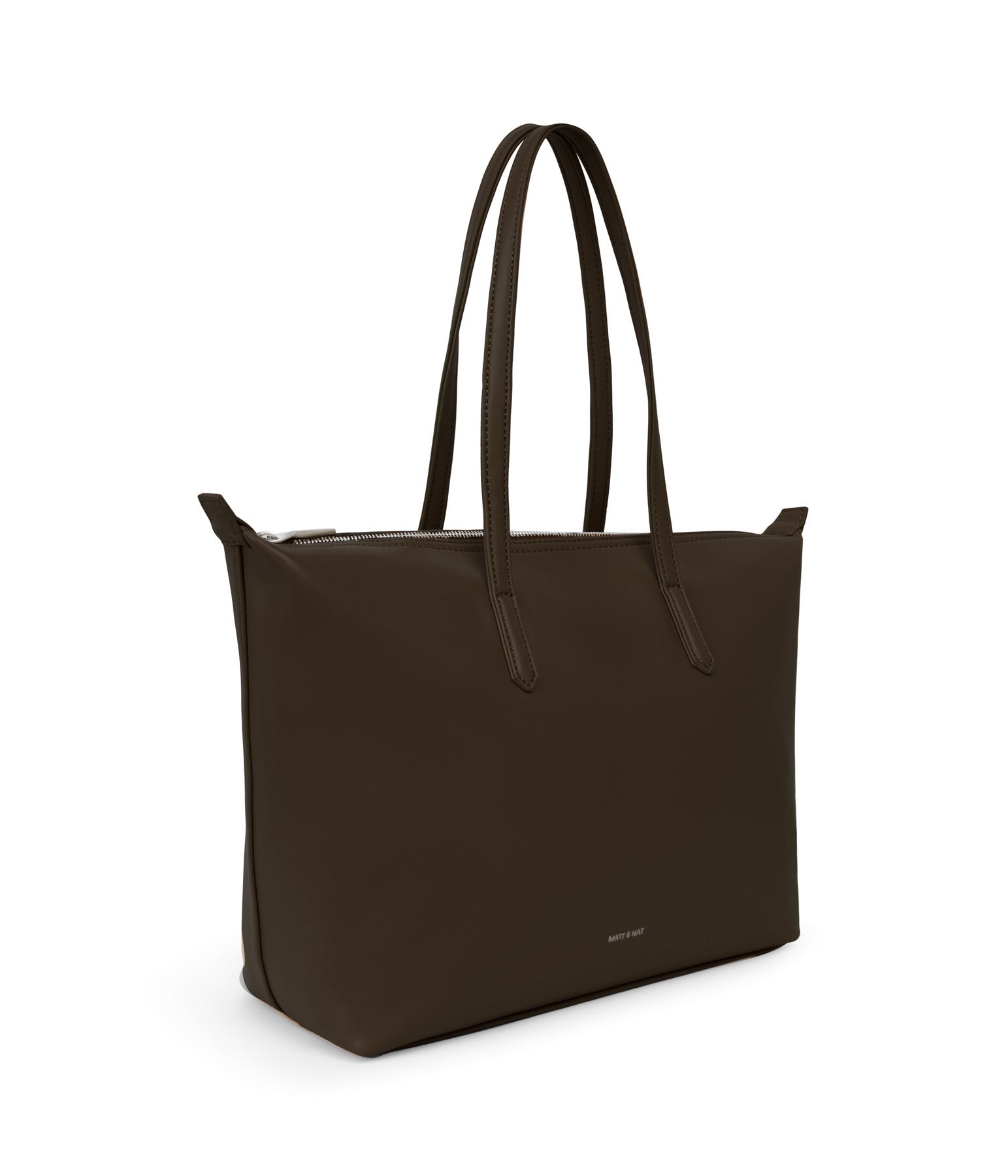 ABBI Vegan Tote Bag - Loom | Color: Brown - variant::espresso