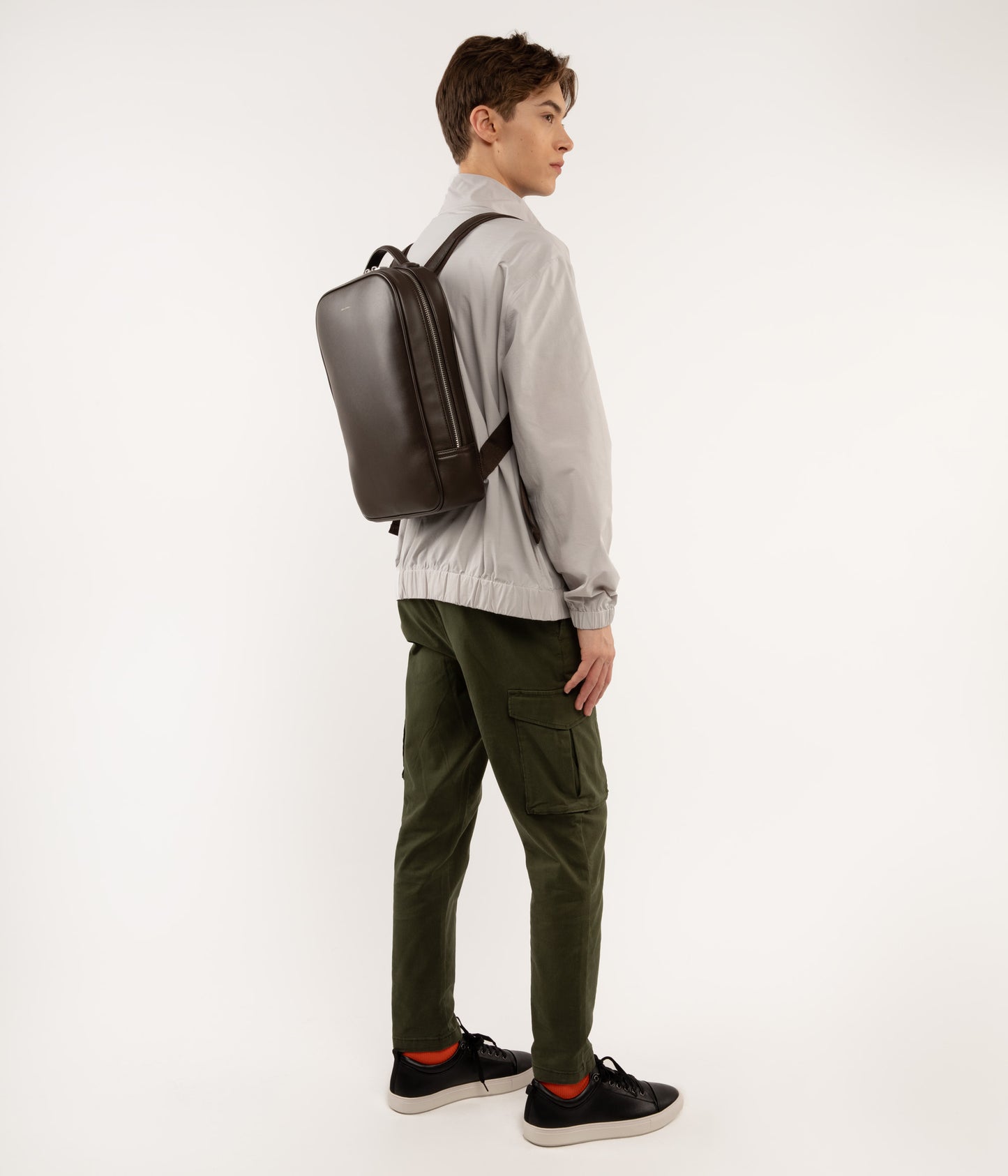 ALEX Vegan Backpack - Loom | Color: Brown - variant::espresso