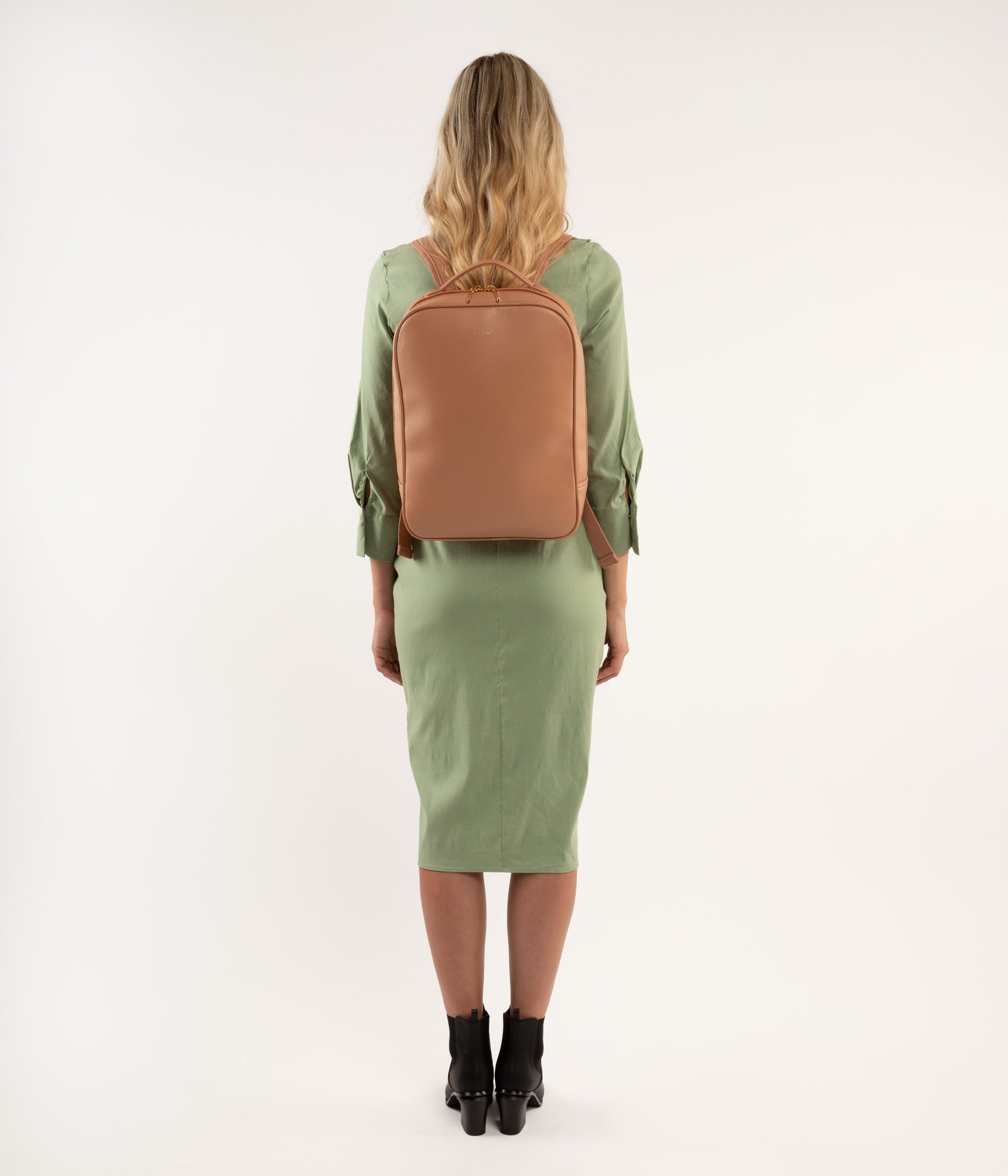 ALEX Vegan Backpack - Loom | Color: Brown - variant::espresso