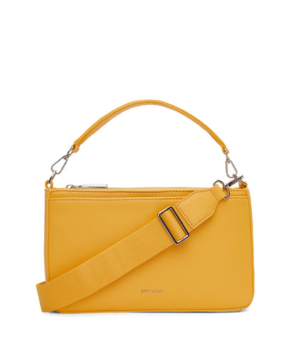 FENNE Vegan Convertible Crossbody Bag - Loom | Color: Yellow - variant::citrine