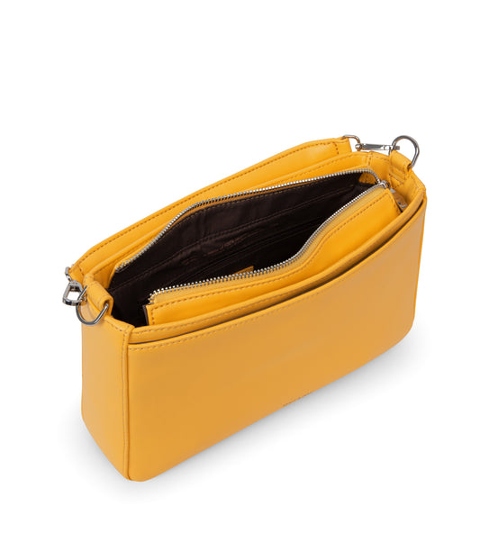 FENNE Vegan Convertible Crossbody Bag - Loom | Color: Yellow - variant::citrine