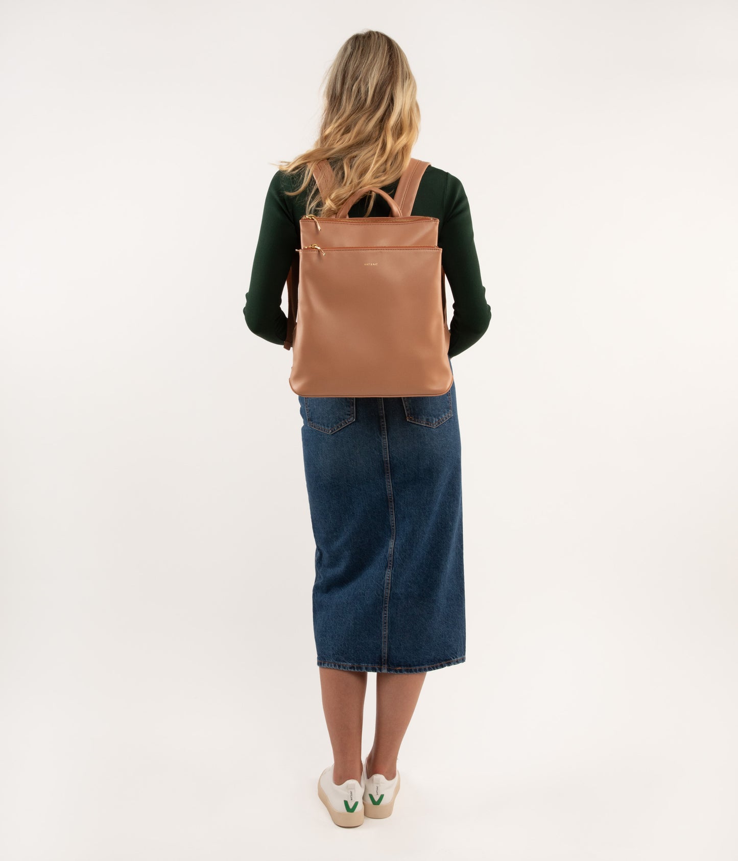 NARA Vegan Backpack - Loom | Color: Yellow - variant::citrine