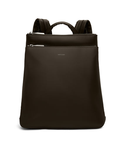 NARA Vegan Backpack - Loom | Color: Brown - variant::espresso
