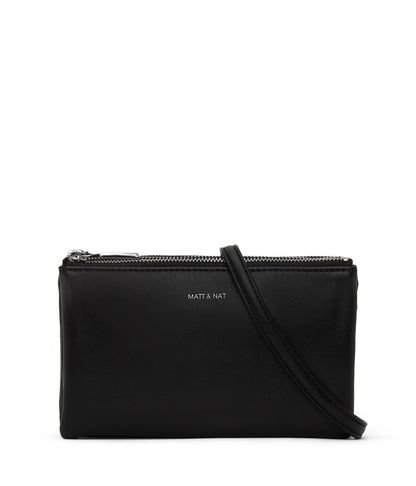 TRIPLET Vegan Crossbody Bag - Loom | Color: Black - variant::blacks