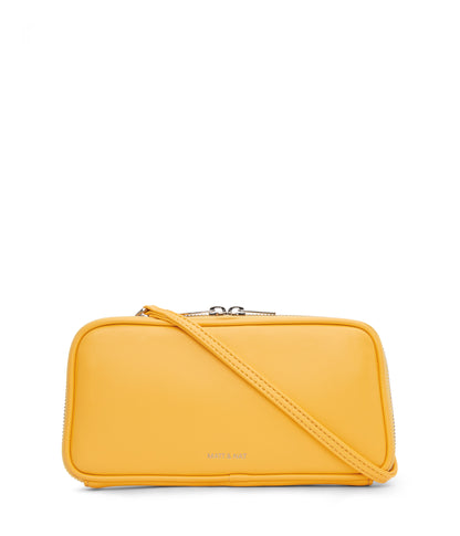 OLIV Vegan Crossbody Wallet - Loom | Color: Yellow - variant::citrine