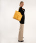 BERTA Vegan Tote Bag - Loom | Color: Yellow - variant::citrine