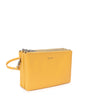 TRIPLET Vegan Crossbody Bag - Loom | Color: Yellow - variant::citrine