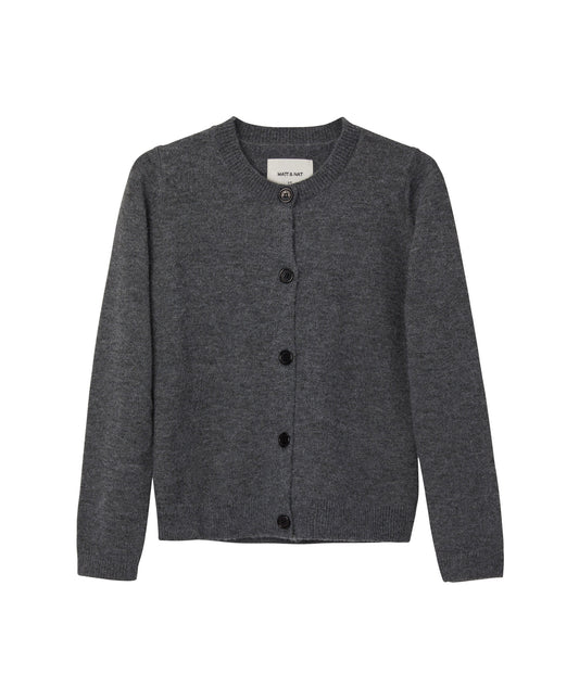 JIL Button-Front Cardigan | Color: Grey - variant::charcoal