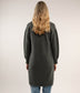 NESS Knee-Length Cardigan | Color: Black - variant::black