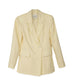 NOVO Women's Vegan Leather Blazer | Color: Yellow - variant::butter