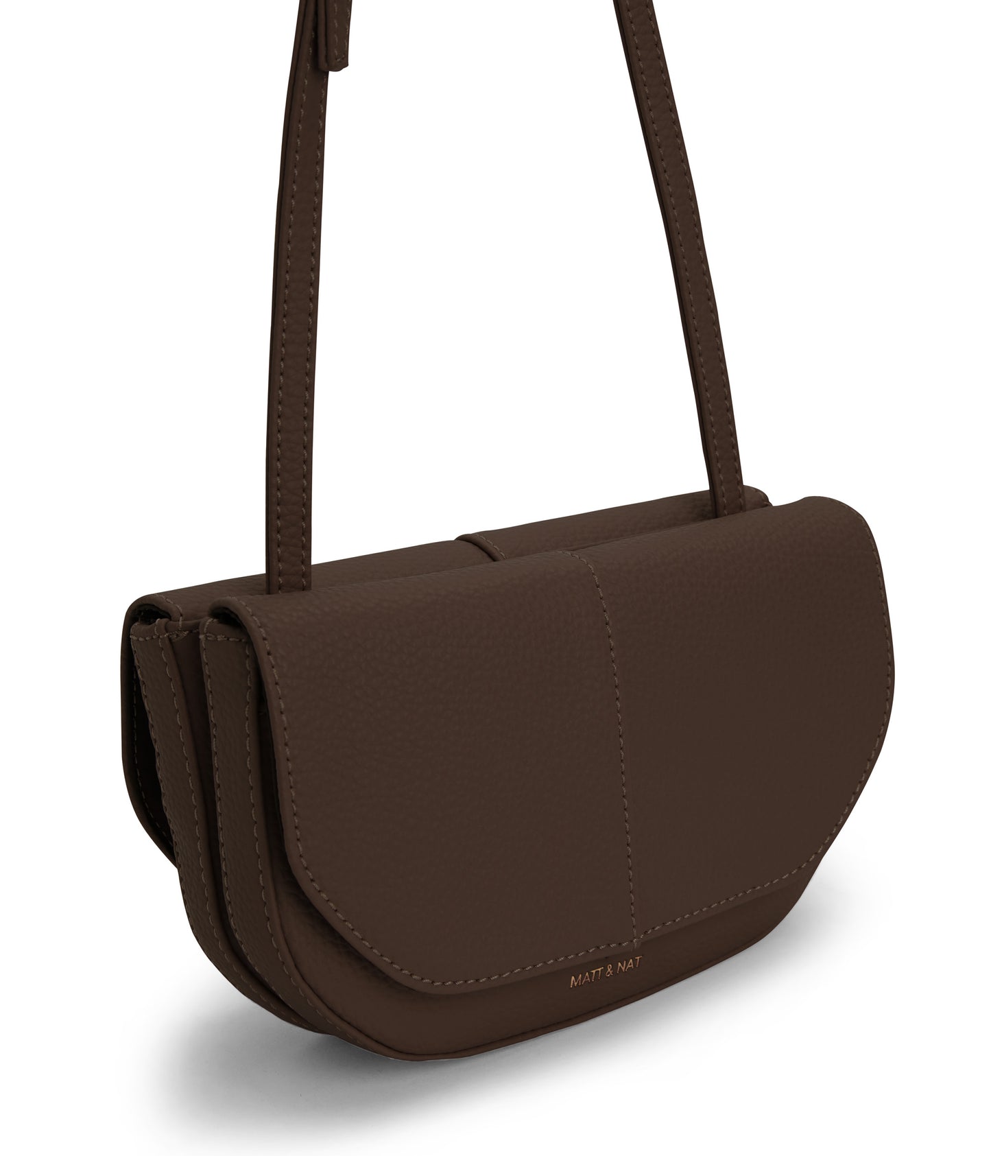 BUDA Vegan Crossbody Bag - Purity | Color: Brown - variant::chocolate
