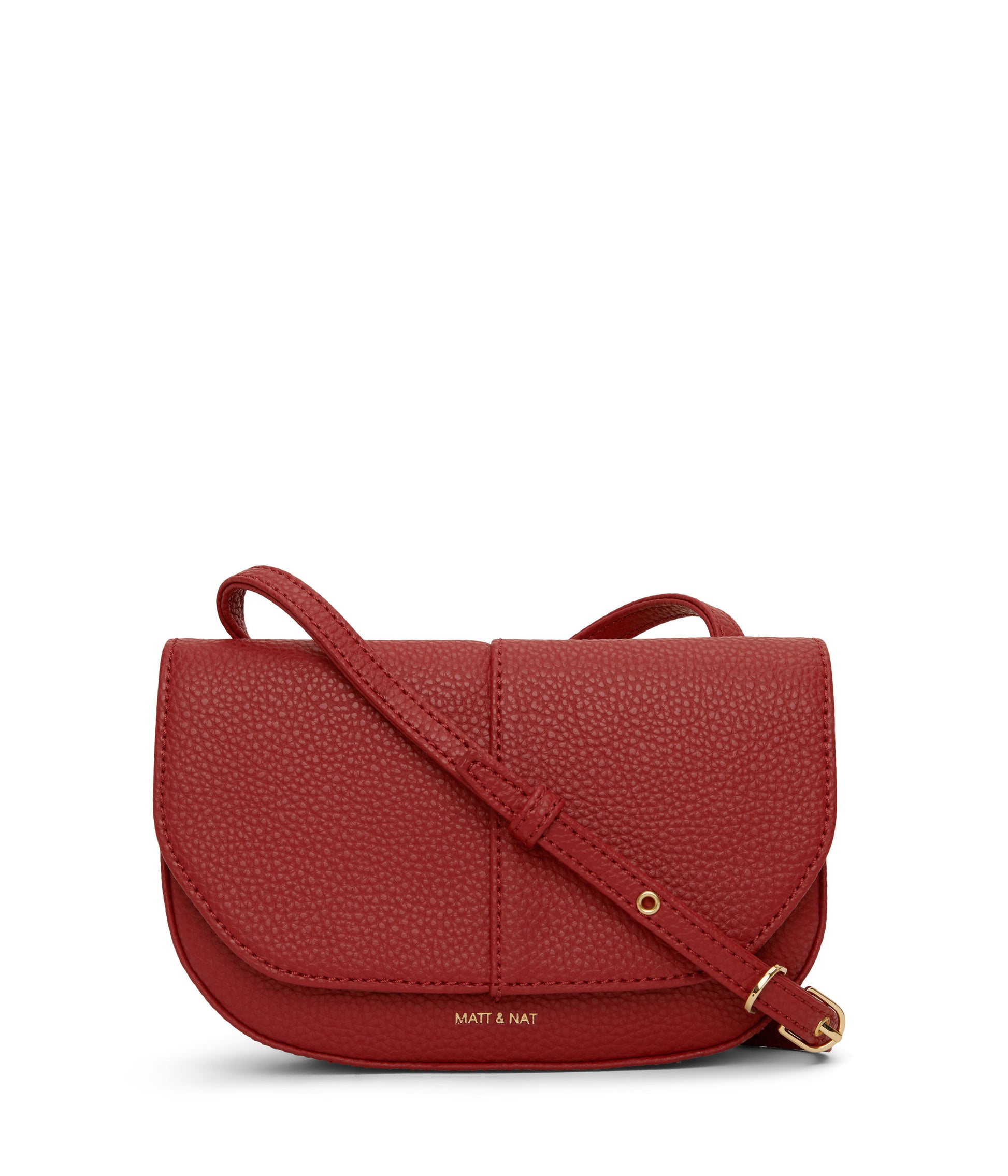 BUDA Vegan Crossbody Bag - Purity | Color: Red - variant::passion