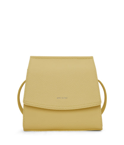 ERIKA Vegan Crossbody Bag - Purity | Color: Yellow - variant::daffodil