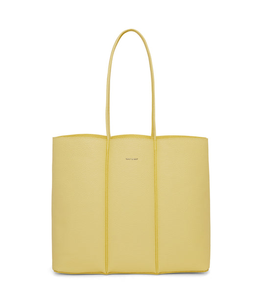 HYDE Vegan Tote Bag - Purity | Color: Yellow - variant::daffodil