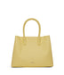 KRISTASM Small Vegan Satchel - Purity | Color: Yellow - variant::daffodil