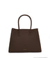 KRISTASM Small Vegan Satchel - Purity | Color: Brown - variant::chocolate