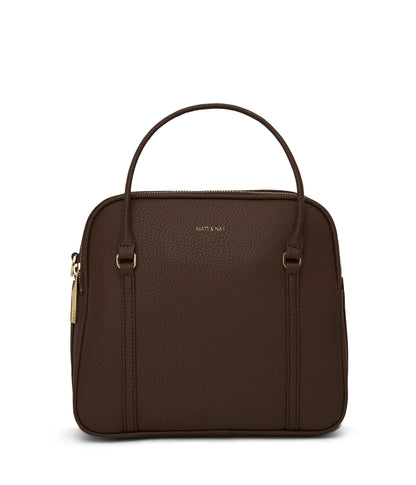 SABBILG Vegan Satchel - Purity | Color: Brown - variant::chocolate