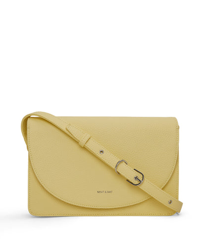 SOFI Vegan Crossbody Bag - Purity | Color: Yellow - variant::daffodil