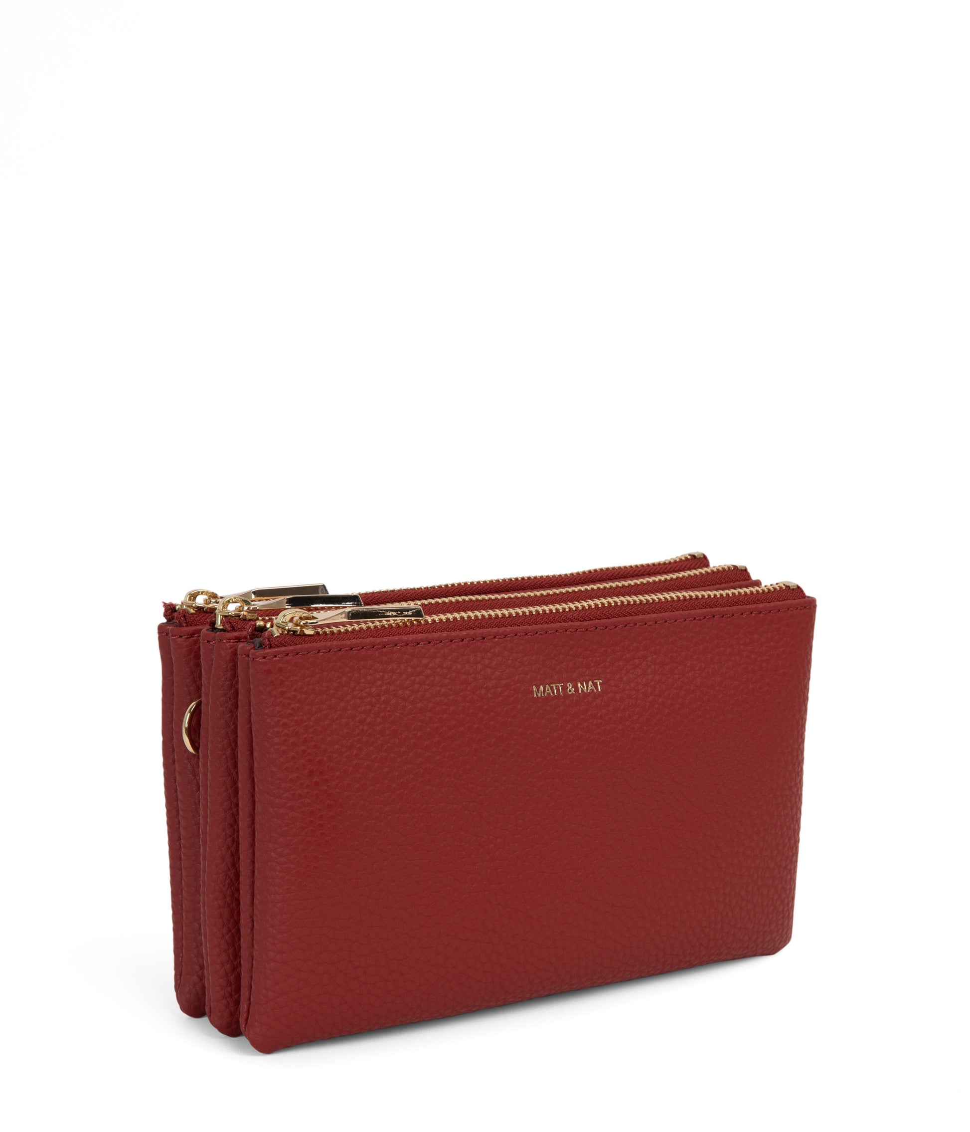 TRIPLET Vegan Crossbody Bag - Purity | Color: Red - variant::passion