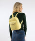 HARLEM Small Vegan Backpack - Purity | Color: Yellow - variant::daffodil