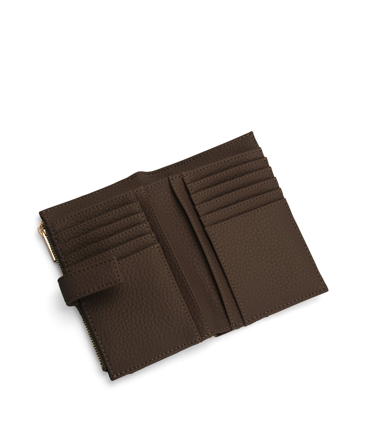 MOTIVSM Small Vegan Wallet - Purity | Color: Brown - variant::chocolate