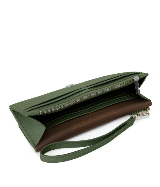CLOE Vegan Wristlet Wallet - Purity | Color: Green - variant::herb