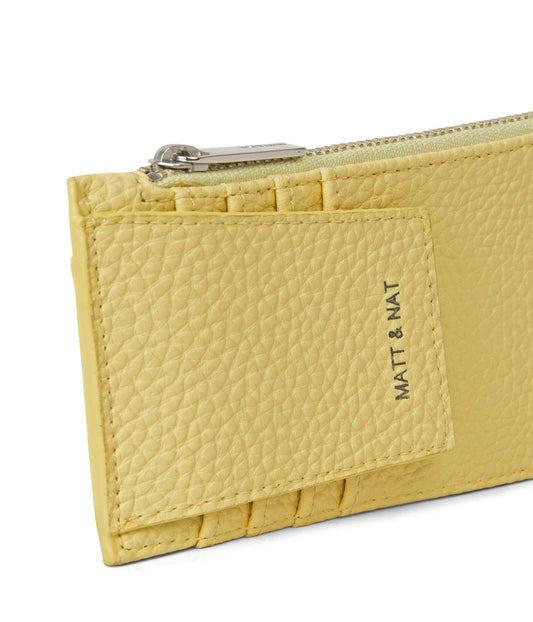 GRATZ Vegan Wallet - Purity | Color: Yellow - variant::daffodil