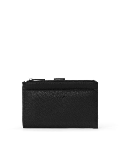 MOTIVSM Small Vegan Wallet - Purity | Color: Black - variant::black