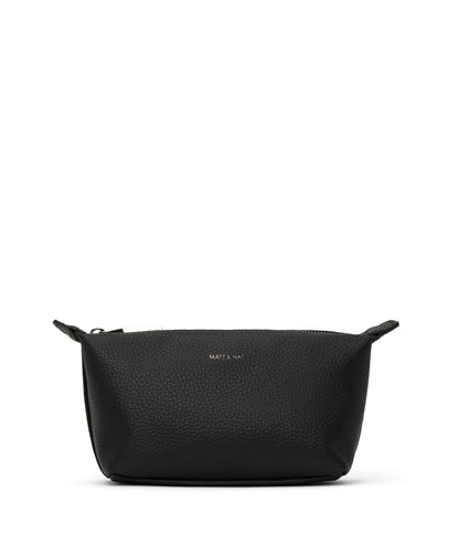 ABBI MINI Vegan Cosmetic Bag - Purity | Color: Black - variant::black