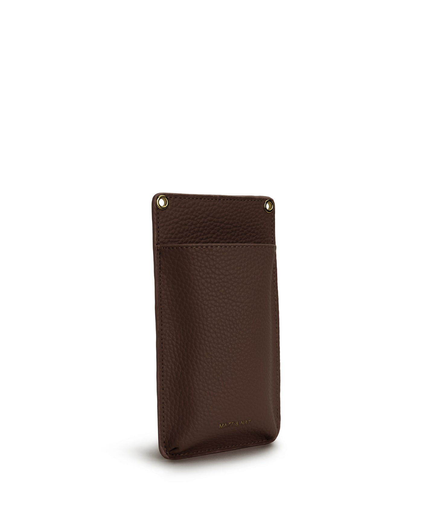 CUE Vegan Crossbody Phone Bag - Purity | Color: Brown - variant::chocolate
