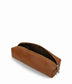 TECKEL Vegan Pencil Case - Vintage | Color: Brown - variant::chili