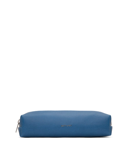 TECKEL Vegan Pencil Case - Vintage | Color: Blue - variant::bluejay