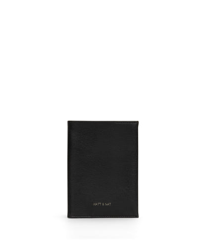 VOYAGE Vegan Passport Holder - Vintage | Color: Black - variant::black