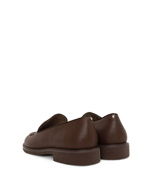 ALTMAN Men's Vegan Slip On Loafers | Color: Brown - variant::brown