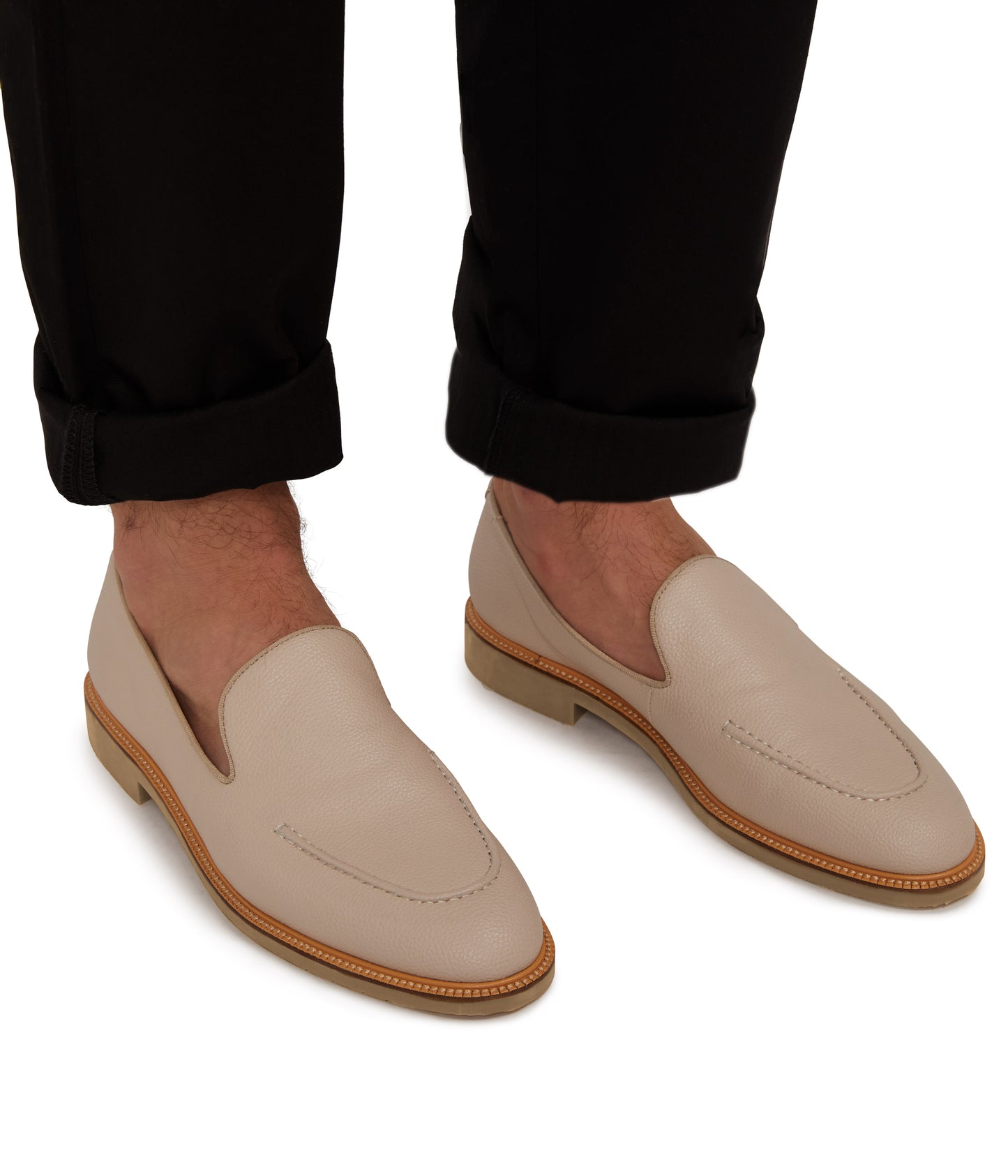 ALTMAN Men's Vegan Slip On Loafers | Color: Tan - variant::tan