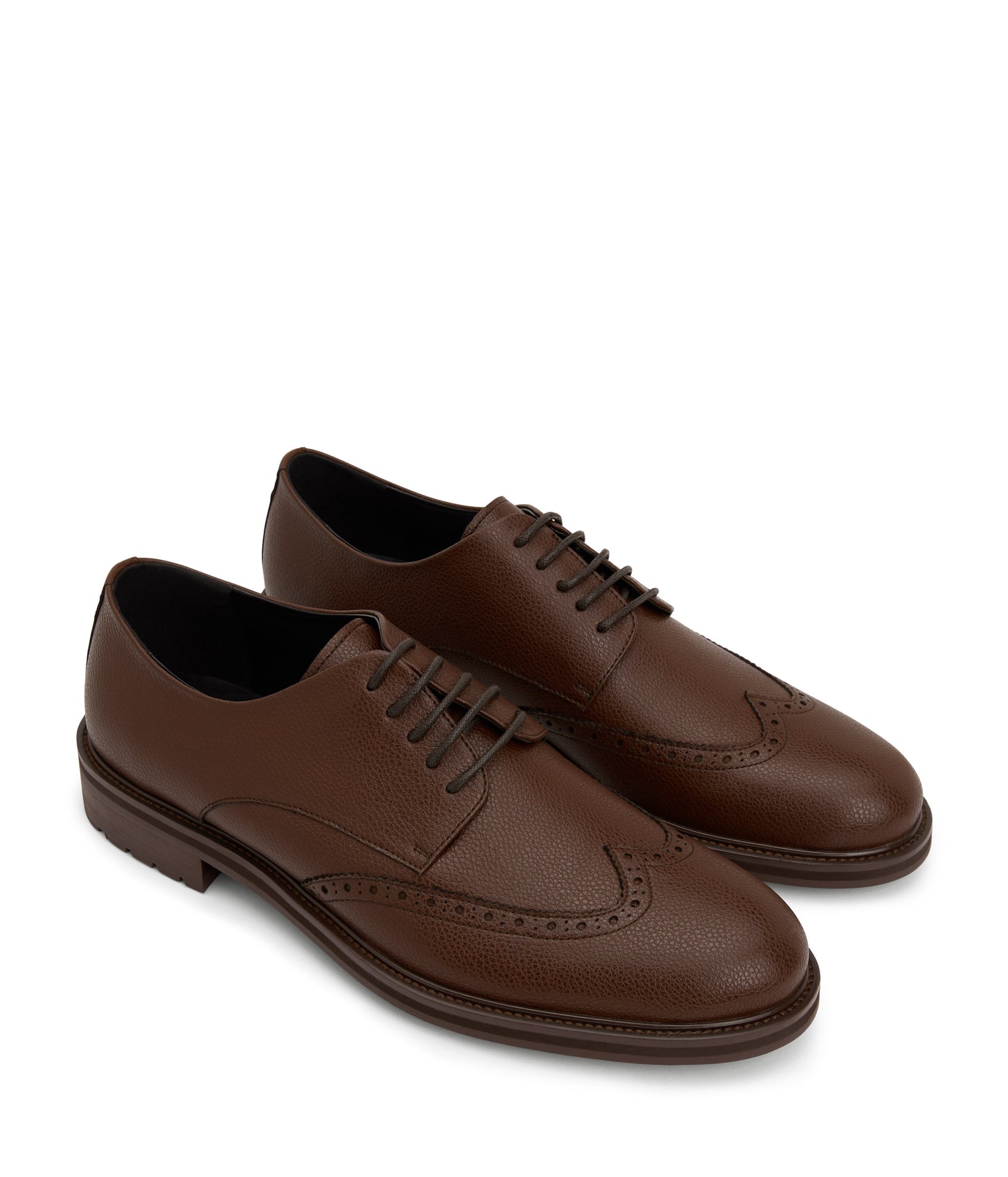 GABE Men's Vegan Oxford Shoe | Color: Brown - variant::brown