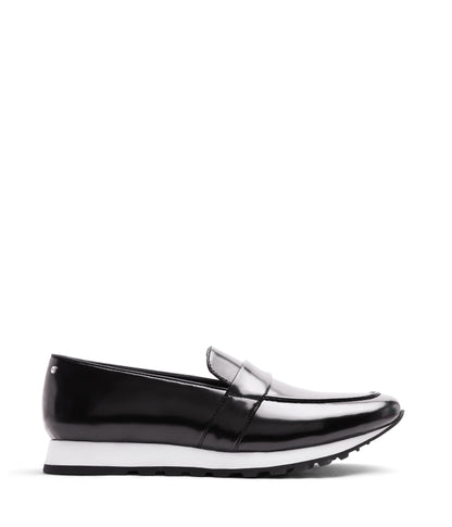 MILO Men's Vegan Slip-On Loafers | Color: Black - variant::black