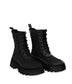 OVI Women's Vegan Lace-Up Boots | Color: Black - variant::black