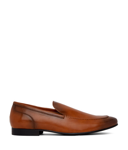 VIGGO Men's Vegan Loafers | Color: Brown - variant::chili