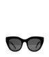 KAZ Cat-Eye Sunglasses | Color: Black - variant::blasmo