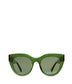 KAZ Cat-Eye Sunglasses | Color: Green - variant::cgrgrn