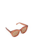 KAZ Cat-Eye Sunglasses | Color: Orange, White - variant::oranud