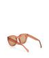 KAZ Cat-Eye Sunglasses | Color: Orange, White - variant::oranud