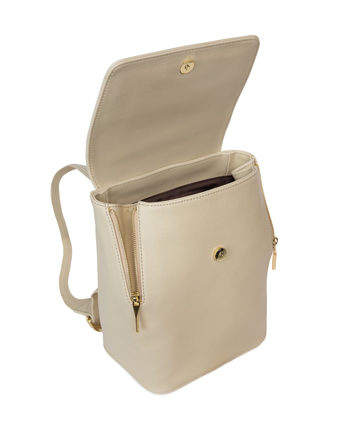 FABI Mini Vegan Backpack - Vintage | Color: White - variant::vanilla