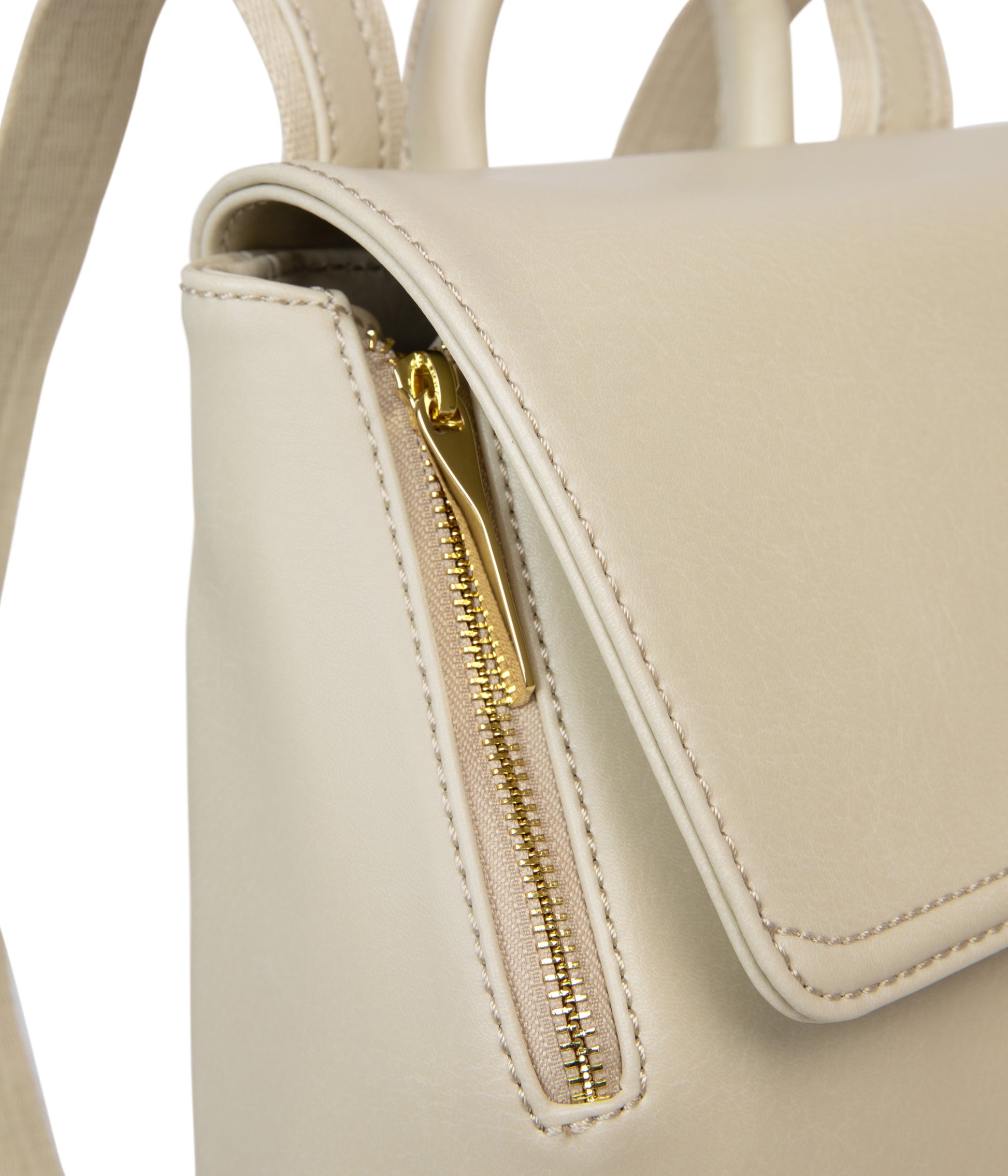 FABI Mini Vegan Backpack - Vintage | Color: White - variant::vanilla