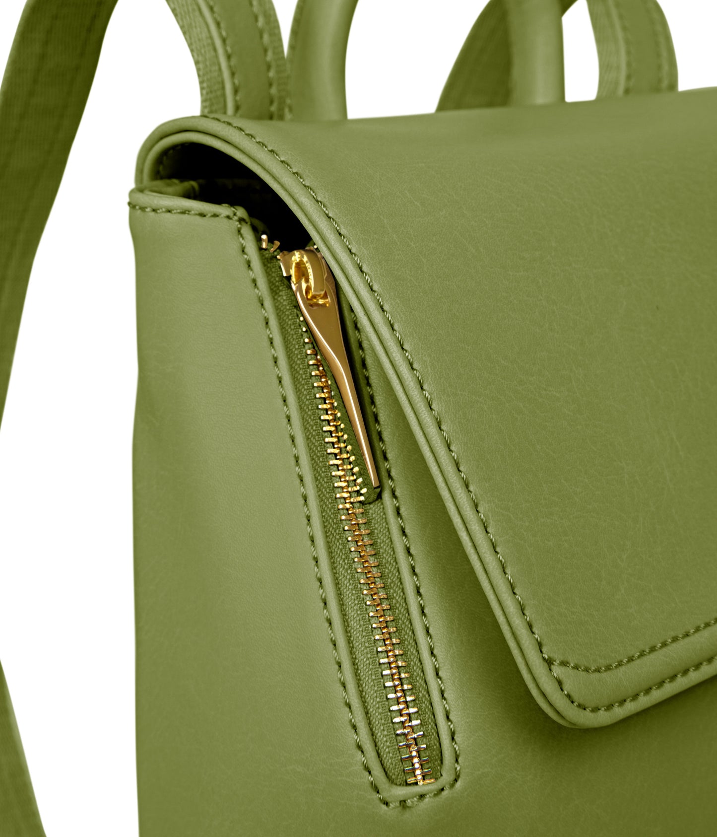 FABI Mini Vegan Backpack - Vintage | Color: Green - variant::frog