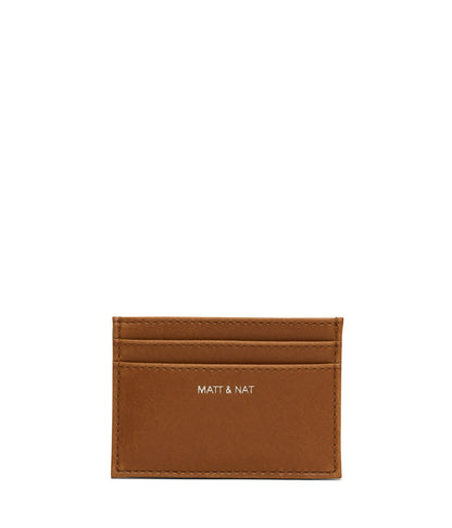 MAX Vegan Card Holder - Vintage | Color: Brown - variant::chili